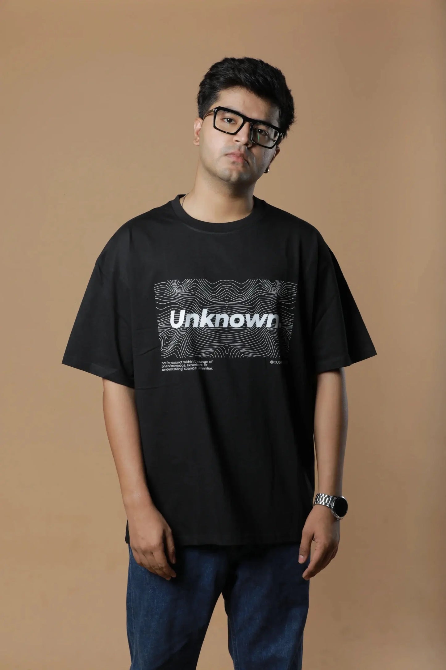 Unknown Print Oversized Tshirt 