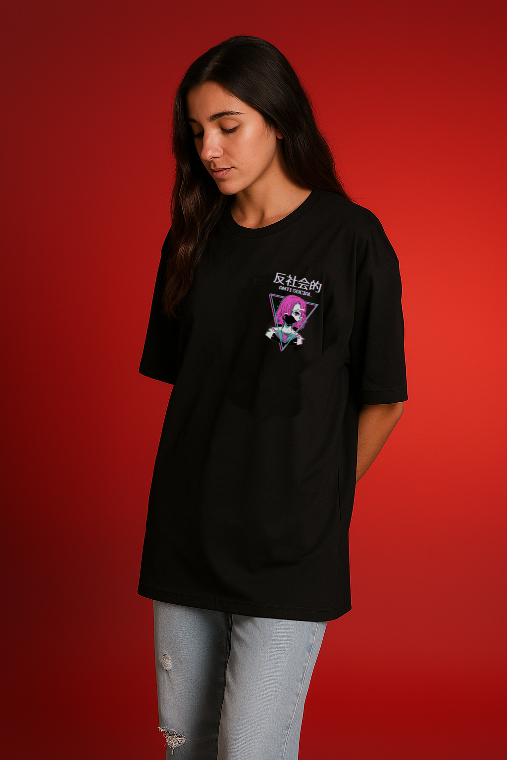 Anti Social Oversized T-shirt